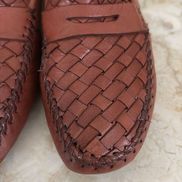 Robert Zur 'Petra' Driving Shoe Buttery Soft Leather Woven Detailing - Picture 9 of 14